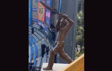 Sachin Tendulkar's Statue: ওয়াংখেড়ে স্টেডিয়ামে বসানো হল সচিন তেন্ডুলকরের মূর্তি, দেখুন ভিডিয়ো