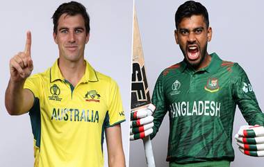 BAN vs AUS, ICC ODI World Cup Live Streaming: বিশ্বকাপে শেষ ম্যাচে কি অঘটন ঘটাবে বাংলাদেশ নাকি জয়ের ধারা অব্যাহত রাখবে অজিরা; সরাসরি দেখবেন যেখানে