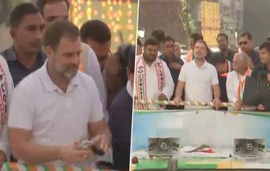 Rahul Gandhi In Bhopal: ভোপালে রোডশো কংগ্রেস সাংসদ রাহুল গান্ধীর, দেখুন ভিডিয়ো