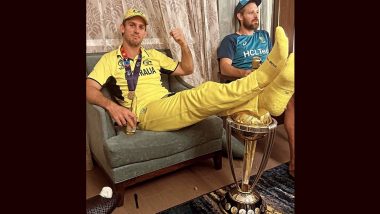 ICC World Cup Trophy 2023:বিশ্বকাপ ট্রফিতে পা রাখার জন্য মিচেল মার্শের ওপর ক্ষুব্ধ নেটিজেনরা, 'কিছু সম্মান করুন' বললেন পোস্টে (দেখুন পোস্ট)