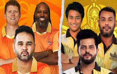 Gujarat Giants vs Urbanrisers Hyderabad, LLC Live Streaming: আরবানাইজার্স হায়দরাবাদ বনাম গুজরাত জায়ান্টস, লেজেন্ডস লীগ ক্রিকেট ২০২৩; সরাসরি দেখবেন যেখানে