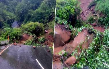 Tamil Nadu: ভারী বৃষ্টিপাতে কোয়েম্বাটুরের কুঞ্জপ্পা-পানাইয়ের কাছে রাস্তায় ধস, বৃষ্টির কারণে বন্ধ একাধিক জেলার স্কুল (দেখুন ছবি)