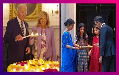 Diwali 2023: Joe Biden  প্রদীপ জ্বালালেন, দীপাবলি পালন Rishi Sunak-এর