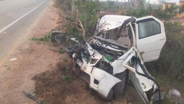 Telangana Road Accident: গভীর রাতে চালকের চোখে ঘুম, গাছে গিয়ে ধাক্কা গাড়ির, বলি ৫