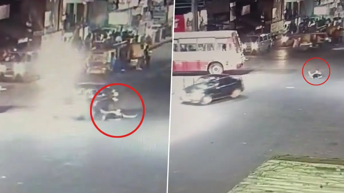 UP Hit and Run Video: মাঝ রাস্তায় ট্রাফিক পুলিশকে চাপা দিয়ে গাড়ি নিয়ে চম্পট দিল চালক, দেখুন সিসিটিভি ফুটেজ