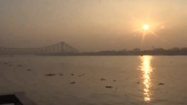 Last Sunset Of 2023 In Kolkata: কলকাতার গঙ্গায় ২০২৩ সালের শেষ সূর্যাস্ত, দেখুন ভিডিয়ো; Video