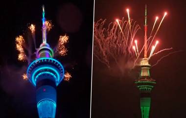 New Year in New Zealand: ২০২৪-কে স্বাগত জানাল নিউজিল্যান্ড, আতশবাজির রোশনাইয়ে ঝলমলে বর্ষবরণ, দেখুন