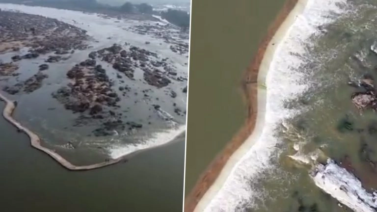 Maruthur Step Dam: প্রবল বৃষ্টির জেরে জল উপচে পড়ছে থুথুকড়ির মারুথুর স্টেপ ড্যামে, দেখুন ভিডিয়ো