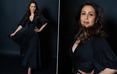 Rani Mukerji: কালো পোশাকে আকর্ষণীয় লুকে নেটিজেনদের মুগ্ধ করলেন রানি