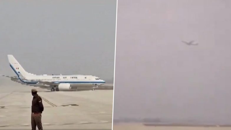 Maryada Purushottam Shri Ram International Airport: মর্যাদা পুরুষোত্তম শ্রী রাম আন্তর্জাতিক বিমানবন্দরে শুরু পরীক্ষামূলক বিমান চলাচল, অযোধ্যার ভিডিয়ো