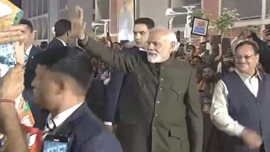 PM Modi In BJP Headquarters: বিজেপির সদর দফতরে প্রধানমন্ত্রী মোদি পৌঁছতেই শুরু জয়ধ্বনি, দিল্লির ভিডিয়ো