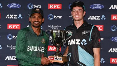 NZ vs BAN 3rd T20I Result: ডিএলএস নিয়মে ১৭ রানে হার বাংলাদেশের, সমতায় শেষ টি-২০ সিরিজ