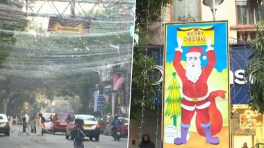 Christmas Celebration: বড়দিন এবং ইংরাজি নববর্ষকে স্বাগত জানাতে প্রস্তুত কলকাতা, আলোয় সেজে উঠেছে পার্কস্ট্রীট (দেখুন ভিডিও)