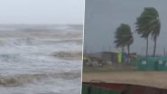 Cyclone Michaung: সমুদ্রের গর্জন, প্রচণ্ড গতিতে ঝড়, বৃষ্টি, দেখুন ঘূর্ণিঝড়ের ভয়ানক রূপ