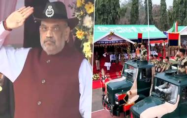 BSF 59th Raising Day: হাজারিবাগে চলছে বিএসএফের প্রতিষ্ঠা দিবস উদযাপন, অনুষ্ঠানে যোগ দিয়েছেন কেন্দ্রীয় মন্ত্রী অমিত শাহ (দেখুন ভিডিও)