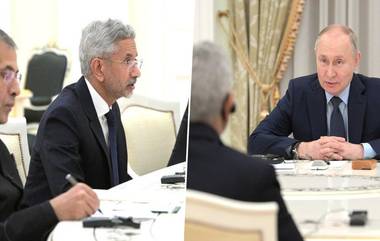 S Jaishankar Met Russian President Vladimir Putin: বিদেশমন্ত্রী এস জয়শংকরের সঙ্গে সাক্ষাতে রুশ প্রেসিডেন্ট ভ্লাদিমির পুতিন (দেখুন সেই ছবি)