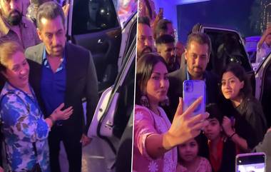 Salman Khan Video: অনুরাগীদের সঙ্গে হাসিখুশি সলমন তুললেন নিজস্বী, ভাইরাল ভিডিয়ো