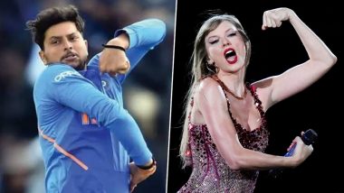 Taylor Swift and Kuldeep Yadav Bowling Action Memes: ভাইরাল টেলর সুইফটের গান গাওয়ার ছবি, নেটিজেনরা বললেন এবার বা-হাতি স্পিন বোলিং করবেন গায়িকা! (দেখুন ছবি)