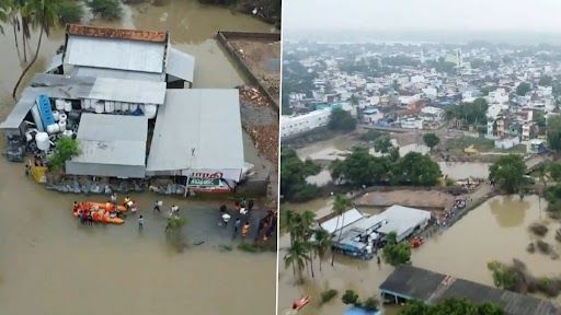 Tamil Nadu Rain: জলে ভাসছে তামিলনাড়ুর থুথুকুডি, দেখুন কী হাল