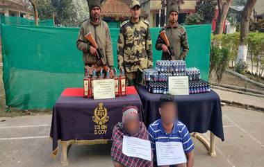 BSF: ভারত থেকে বাংলাদেশে ফেনসিডিল চোরাচালানের প্রচেষ্টা বানচাল করল বিএসএফ