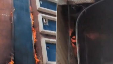 Fire in Ajmer School: দাউদাউ করে জ্বলছে স্কুল বিল্ডিং, সাংঘাতিক দৃশ্য নেটপাড়ায়