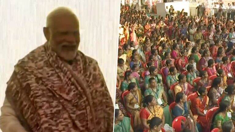 Modi in Maharashtra: মহারাষ্ট্র সফরে গিয়ে বিশেষ উদ্যোগ, মহিলাদের স্বনির্ভর করার লক্ষ্যে 'নমো মহিলা সশক্তিকরণ অভিযান' চালু মোদীর