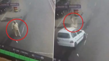 Cop Hit By Speeding Car: চেকপোস্টে কর্তব্যরত পুলিশ আধিকারিককে সজোরে ধাক্কা, ভাইরাল সিসিটিভি ফুটেজ