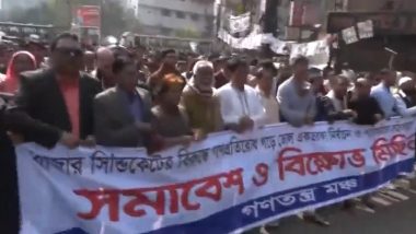 BNP's Protest Rally: অনিয়মের অভিযোগ জানিয়ে নির্বাচনের আগের দিনেই প্রতিবাদ মিছিল বিএনপি-র, ঢাকার ভিডিয়ো