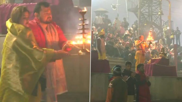 Aarti In Ayodhya: মকর সংক্রান্তি উপলক্ষে সন্ধ্যা আরতি অযোধ্যার সরযূ ঘাটে, অপূর্ব ভিডিয়ো