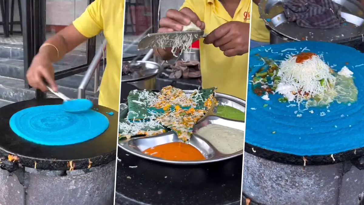 Blue Ocean Dosa: মশলা কিংবা পিয়াজ দিয়ে তো খেয়েছেন, কিন্তু চিজে ঠাসা 'ব্লু ওশিয়ন ধোসা' মিস করবেন না, দেখুন ভিডিয়ো