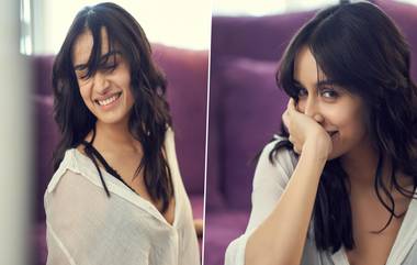 Shraddha Kapoor Adorable Pics: সাদা সার্টে স্নিগ্ধ শ্রদ্ধা কাপুর, দেখুন ছবি