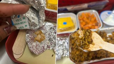 Veg Meal with Chicken Pieces: বিমানে নিরামিষ খাবারের মধ্যে মাংসের টুকরো, এয়ার ইন্ডিয়ার বিরুদ্ধে বিস্ফোরক অভিযোগ যাত্রী