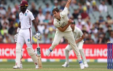 AUS vs WI 1st Test Day 1 Stumps: অ্যাডিলেড টেস্টে পেসের রাজত্ব, হ্যাজেলউড-কামিন্সের বোলিংয়ের সঙ্গে জুড়ল ওয়েস্ট ইন্ডিজের নবতারকা শামার জোসেফের নাম