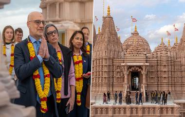 BAPS Hindu Mandir in Abu Dhabi New Pictures: আগামী ১৪ ফেব্রুয়ারি প্রধানমন্ত্রী মোদির হাতে আবুধাবিতে হিন্দু মন্দিরের উদ্বোধন, তার আগে রইল মন্দিরের দুর্দান্ত ছবিগুলি