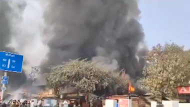 Chandigarh Market Fire Video: চন্ডীগড়ের আসবাব বাজারে হঠাৎই আগুন, ঘটনাস্থলে দমকলের গাড়ি (দেখুন ভিডিও)