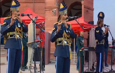 Beating Retreat Ceremony 2024: দেশাত্মবোধক সুরে আবেগে ভাসল বিটিং রিট্রিট অনুষ্ঠান, দিল্লির রাজপথে ৩১ সুরের মিলন