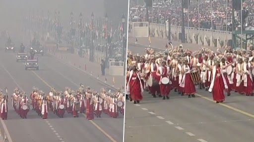 Republic Day 2024: কর্তব্যপথে চলছে প্রজাতন্ত্র দিবসের প্যারেড, ফরাসি প্রেসিডেন্টকে আলিঙ্গন করে স্বাগত জানালেন মোদী