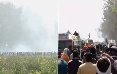 Farmers Delhi Chalo March: কৃষকদের ওপর ফের কাঁদানে গ্যাসের শেল নিক্ষেপ, দেখুন ভিডিও