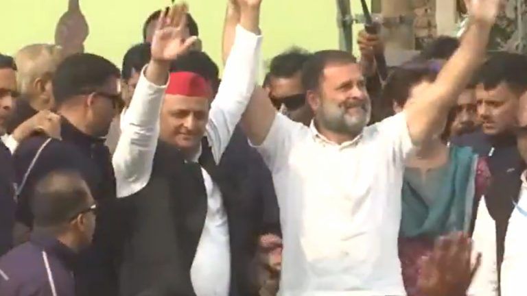 Akhilesh Yadav joins Bharat Jodo Nyay Yatra: যোগী রাজ্যে আসন রফা চূড়ান্ত, কথা মতই রাহুলের ন্যায় যাত্রায় যোগ অখিলেশের