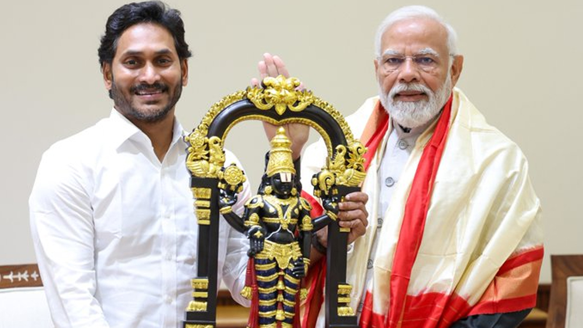 Andhra Pradesh CM Meets PM: চন্দ্রবাবুর এনডিএ-তে যোগের জল্পনার মাঝে মোদীর পাশে মুখ্যমন্ত্রী জগন
