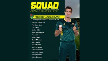 Australia T20 Squad Against NZ 2024: টি-টোয়েন্টি সিরিজের জন্য ঘোষণা হল অস্ট্রেলিয়া দল, দলে ফিরলেন কামিন্স, স্টার্ক ও হ্যাজেলউড(দেখুন তালিকা)