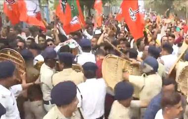 Sandeshkhali: সন্দেশখালির ঘটনায় উত্তেজনা শিলিগুড়িতে, বিজেপি কর্মীদের সঙ্গে পুলিশের হাতাহাতি