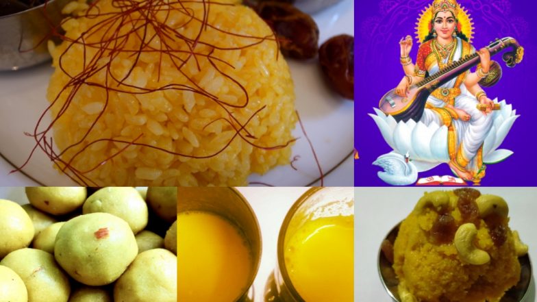 Saraswati Puja Prasad 2024 : ৫ টি মিষ্টি হলুদ খাবার যা দেওয়া যাবে বসন্ত পঞ্চমীতে দেবী সরস্বতীর ভোগে