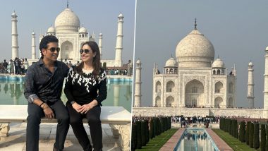 Sachin Tendulkar Visits Taj Mahal: স্ত্রীকে নিয়ে তাজমহল দেখতে গেলেন শচীন টেন্ডুলকার, সোশ্যাল মিডিয়ায় শেয়ার করলেন ছবিও (দেখুন পোস্ট)