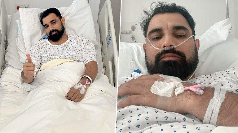 Mohammed Shami Picture From Hospital Bed: সফল অস্ত্রোপচারের পরে হাসপাতালের বিছানা থেকে ছবি শেয়ার করলেন মহম্মদ শামি, দেখুন পোস্ট