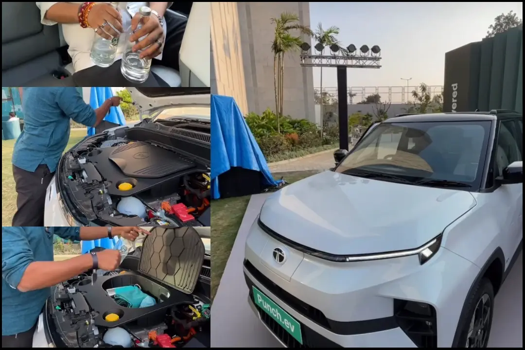 Tata Punch EV Secret Space: গাড়ির গোপন জায়গা, মদ লুকানোর জন্য কার্যকরী বলে ইনস্টাগ্রাম রিল, ভাইরাল ভিডিও, দৃষ্টি আকর্ষণ পুলিশের