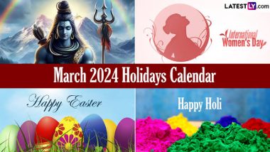 March Festivals Calendar 2024: মহাশিবরাত্রি ও হোলির সঙ্গে মার্চ মাসে রয়েছে চন্দ্রগ্রহণও! জেনে নিন পুরো মাসের উৎসবের তালিকা...