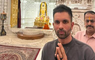 Keshav Maharaj visits Ram Mandir: দেখুন, অযোধ্যায় রামমন্দির দর্শনে কেশব মহারাজ