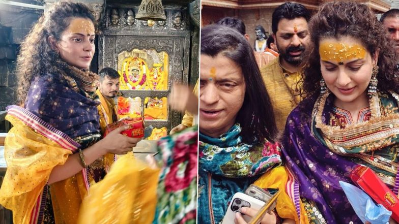 Kangana Ranaut: জন্মদিন উপলক্ষে মন্দিরে গিয়ে পুজো দিলেন কঙ্গনা রানাউত