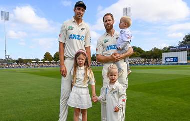 Kane Williamson-Tim Southee 100th Test: পরিবারের সঙ্গে শততম টেস্টে কেন-সাউদি, বিরাটের কোন রেকর্ড ভাঙলেন উইলিয়ামসন?